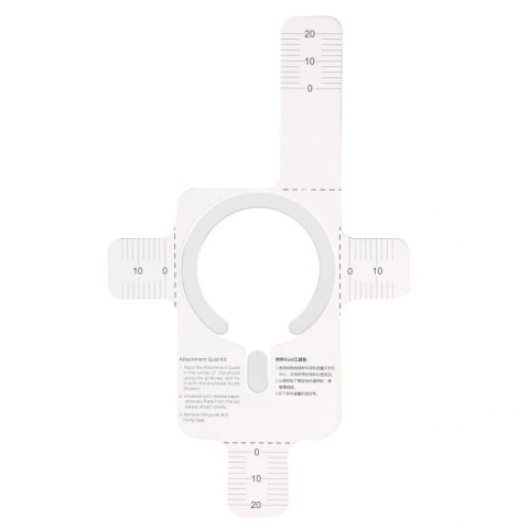 Pierścień magnetyczny MagSafe Tech-Protect MMP-200 na telefon - biały