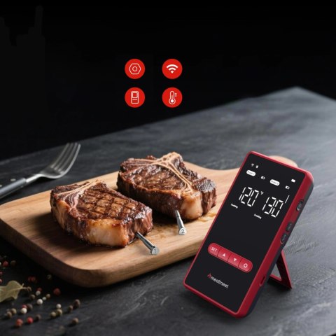 Termometr kuchenny Meatmeet X Pro smart aplikacja WiFi dwa czujniki grill piekarnik wędzarnia