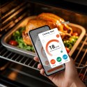 Termometr kuchenny Meatmeet S Pro smart aplikacja Bluetooth grill piekarnik wędzarnia - czarny