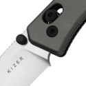 Nóż składany Kizer Aegis AEB-L szary aluminium EDC