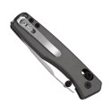 Nóż składany Kizer Aegis AEB-L szary aluminium EDC