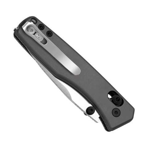 Nóż składany Kizer Aegis AEB-L szary aluminium EDC