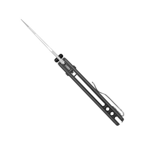 Nóż składany Kizer Aegis AEB-L szary aluminium EDC