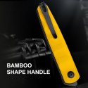 Nóż Kizer Bamboo G10 żółty Nitro-V składany EDC