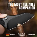 Nóż Kizer Bulldog Aluminum Nitro-V czarny EDC