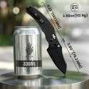 Nóż Kizer Bulldog Aluminum Nitro-V czarny EDC