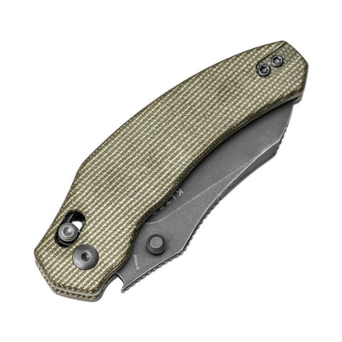 Nóż Kizer Bulldog Micarta Nitro-V zielony EDC