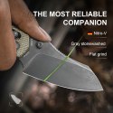 Nóż Kizer Bulldog Micarta Nitro-V zielony EDC