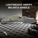Nóż Kizer Bulldog Micarta Nitro-V zielony EDC