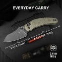 Nóż Kizer Bulldog Micarta Nitro-V zielony EDC