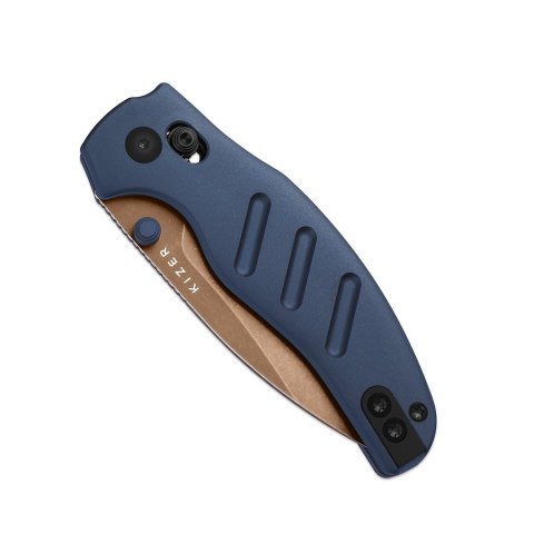 Nóż Kizer C01C 2.9 CD Aluminum ELMAX niebieski EDC