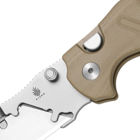 Nóż Kizer C01C Uti 2 G10 5Cr15MoV brązowy EDC
