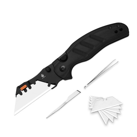 Nóż Kizer C01C Uti 2 G10 5Cr15MoV czarny PVD EDC