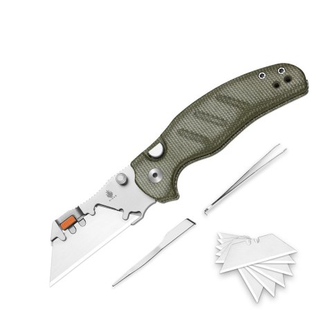 Nóż Kizer C01C Uti 2 Micarta 5Cr15MoV zielony EDC