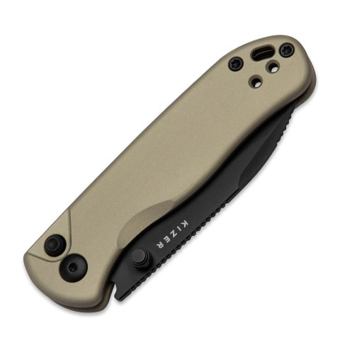 Nóż Kizer Drop Bear 2 Aluminum Nitro-V brązowy EDC