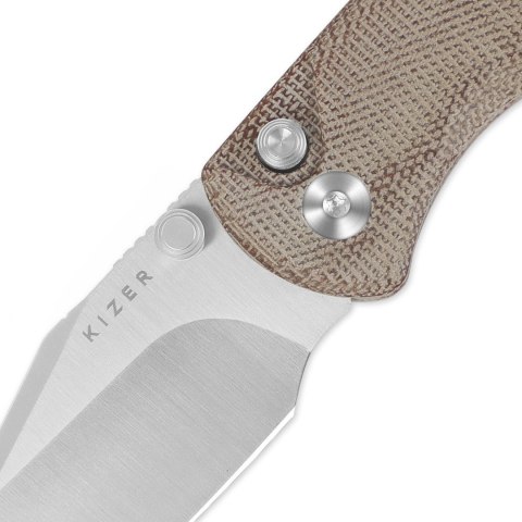 Nóż Kizer Drop Bear 2 Micarta Nitro-V brązowy EDC