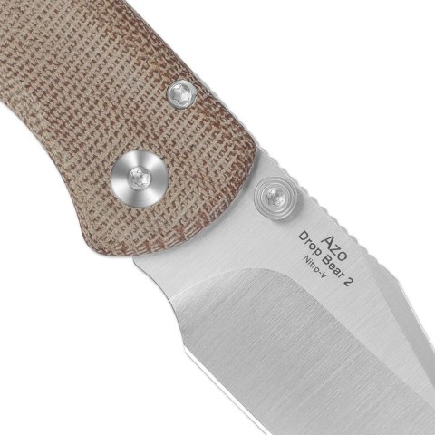 Nóż Kizer Drop Bear 2 Micarta Nitro-V brązowy EDC