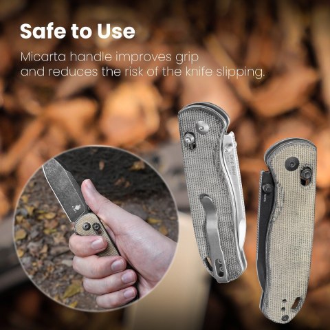Nóż Kizer Drop Bear Micarta 154CM
