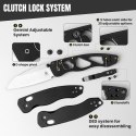 Nóż Kizer Exist Aluminum 154CM Clutch Lock EDC Outdoor