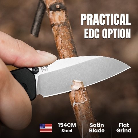 Nóż Kizer Exist Aluminum 154CM Clutch Lock EDC Outdoor
