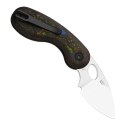 Nóż Kizer Microbe Camo Carbon M390 Button Lock EDC