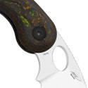 Nóż Kizer Microbe Camo Carbon M390 Button Lock EDC