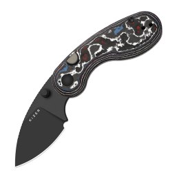 Nóż Kizer Microbe Fat Carbon M390 Button Lock EDC