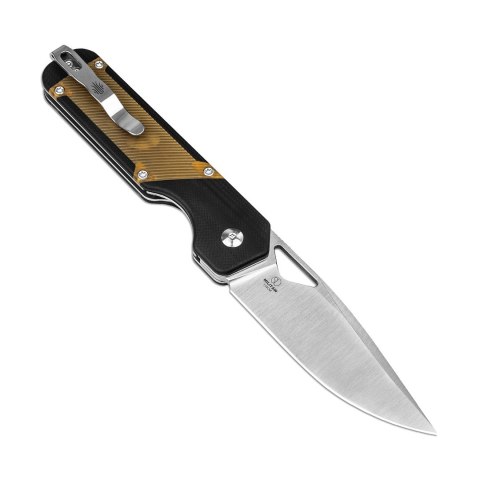 Nóż Kizer Militaw G10+PEI 154CM Liner Lock EDC Black/Yellow