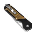 Nóż Kizer Militaw G10+PEI 154CM Liner Lock EDC Black/Yellow