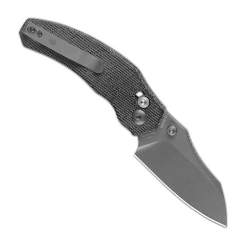 Nóż Kizer Mini Bulldog Micarta Nitro-V Sheepsfoot Clutch Lock