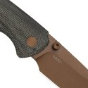 Nóż Kizer T1 BD Micarta Nitro-V Button Liner Lock EDC