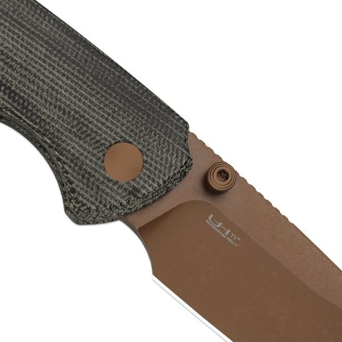 Nóż Kizer T1 BD Micarta Nitro-V Button Liner Lock EDC
