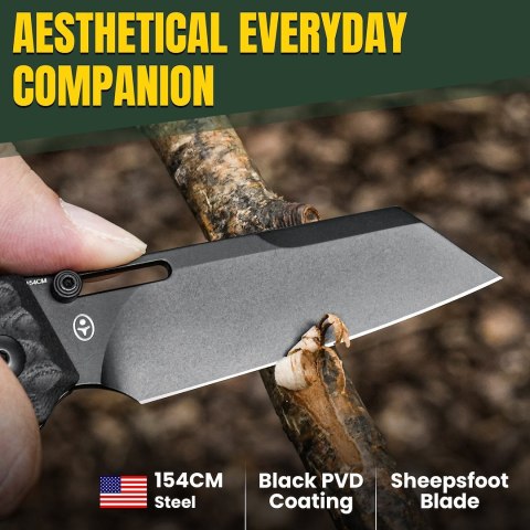 Nóż Kizer Task G10 Black 154CM