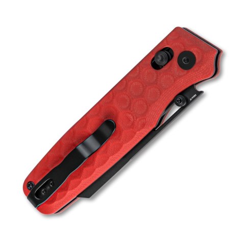 Nóż Kizer Task Red G10 Nitro-V – Sheepsfoot EDC z Clutch Lock