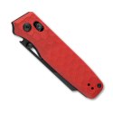 Nóż Kizer Task Red G10 Nitro-V – Sheepsfoot EDC z Clutch Lock