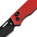 Nóż Kizer Task Red G10 Nitro-V – Sheepsfoot EDC z Clutch Lock