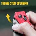 Nóż Kizer Task Red G10 Nitro-V – Sheepsfoot EDC z Clutch Lock