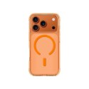 Etui AMAZINGTHING Minimal na iPhone 17 Pro kompatybilne z MagSafe - pomarańczowe