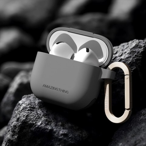 Etui AMAZINGTHING Omni Case do AirPods 4 - szare