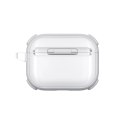 Etui AMAZINGTHING Titan Pro Mag Case Clear do AirPods Pro 3 - białe