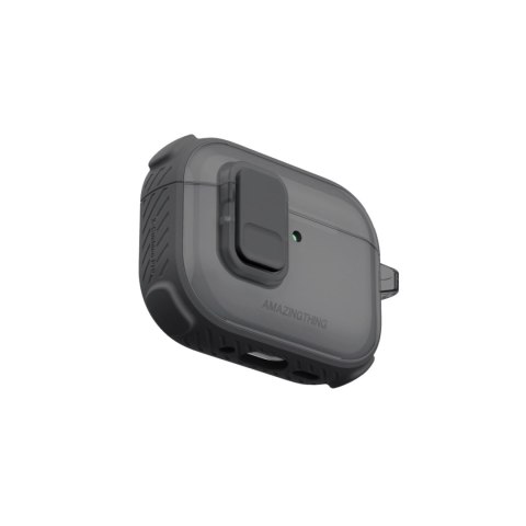 Etui AMAZINGTHING Titan Pro Mag Case Clear do AirPods Pro 3 - czarne