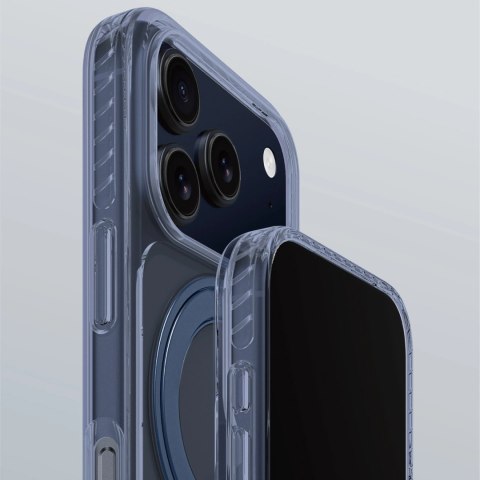 Etui AMAZINGTHING Titan Pro MagSpin na iPhone 17 Pro kompatybilne z MagSafe - niebieskie