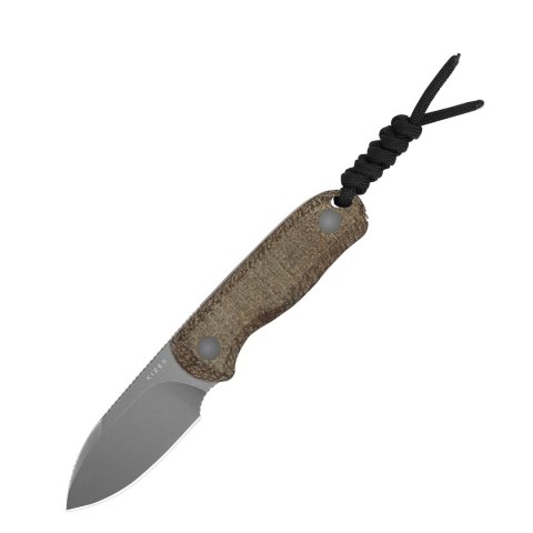 Nóż Kizer Drop Bear Fix Burlap Micarta 14C28N brązowy EDC