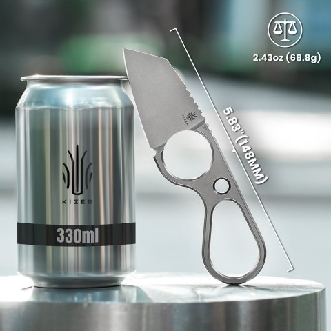 Nóż Kizer Fixed Bowtie D2 Compact Neck Knife EDC