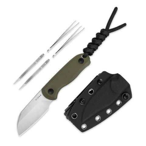 Nóż Kizer Fixed Drop Bear G10 AEB-L