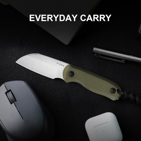 Nóż Kizer Fixed Drop Bear G10 AEB-L