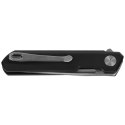 Nóż składany Bestechman Mini Dundee DD Black G10, Stonewashed/Satin D2 by Ostap Hel (BMK08A)