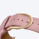 Skórzany pasek AMAZINGTHING Class Band do Apple Watch 45 / 46 / 49 mm - różowy