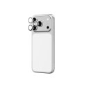 Szkło na aparat AMAZINGTHING Lens Glass na iPhone 17 Pro / Pro Max ze srebrną ramką aluminiową