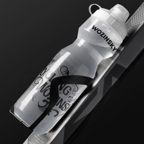 Bidon rowerowy Wozinsky WBR-01T 750ml - transparentny